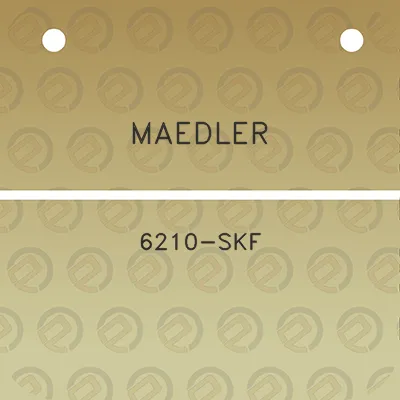 maedler-6210-skf