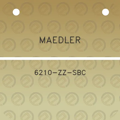 maedler-6210-zz-sbc