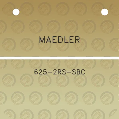 maedler-625-2rs-sbc