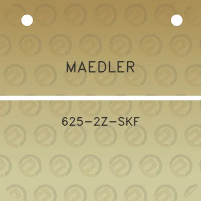 maedler-625-2z-skf