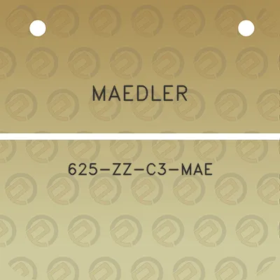 maedler-625-zz-c3-mae