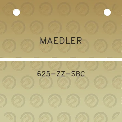 maedler-625-zz-sbc