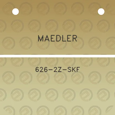 maedler-626-2z-skf