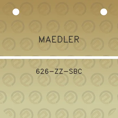 maedler-626-zz-sbc