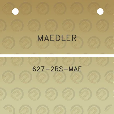 maedler-627-2rs-mae