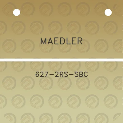 maedler-627-2rs-sbc