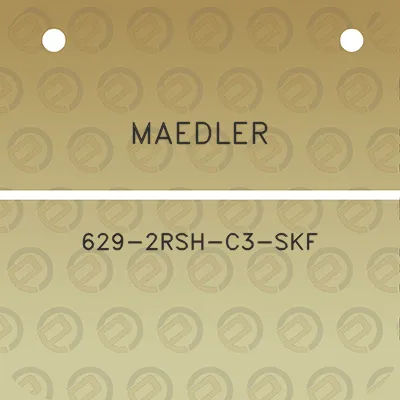 maedler-629-2rsh-c3-skf