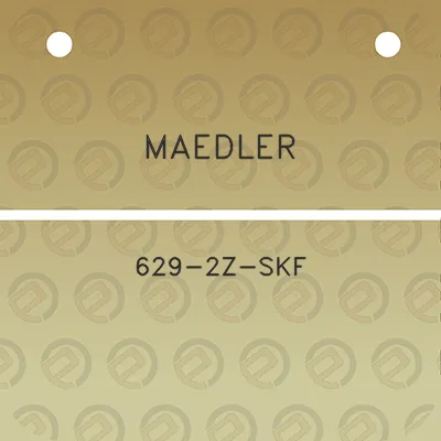 maedler-629-2z-skf