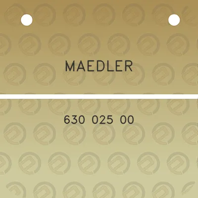 maedler-630-025-00