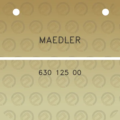 maedler-630-125-00