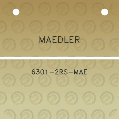 maedler-6301-2rs-mae