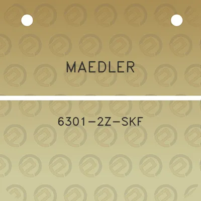 maedler-6301-2z-skf