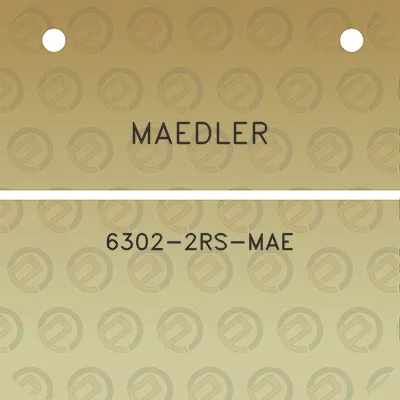 maedler-6302-2rs-mae