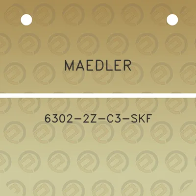 maedler-6302-2z-c3-skf