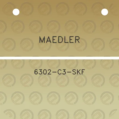 maedler-6302-c3-skf