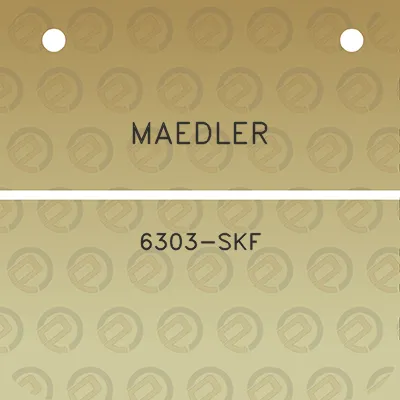 maedler-6303-skf