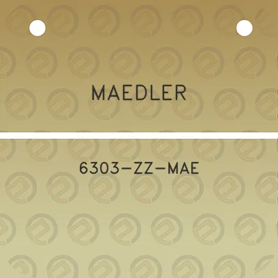 maedler-6303-zz-mae