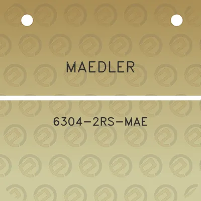 maedler-6304-2rs-mae