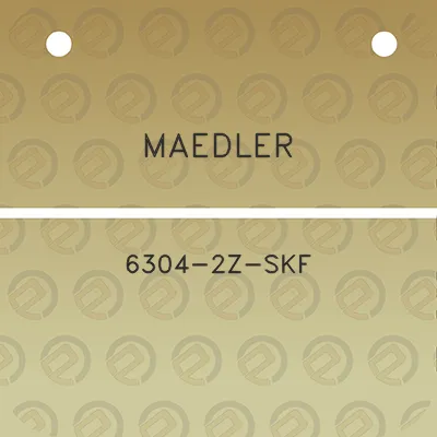 maedler-6304-2z-skf