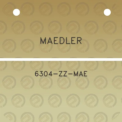 maedler-6304-zz-mae