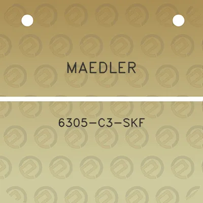 maedler-6305-c3-skf