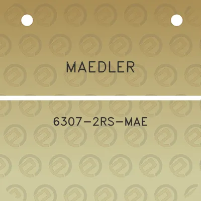 maedler-6307-2rs-mae