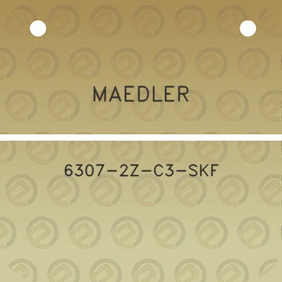 maedler-6307-2z-c3-skf