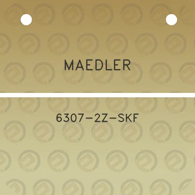 maedler-6307-2z-skf