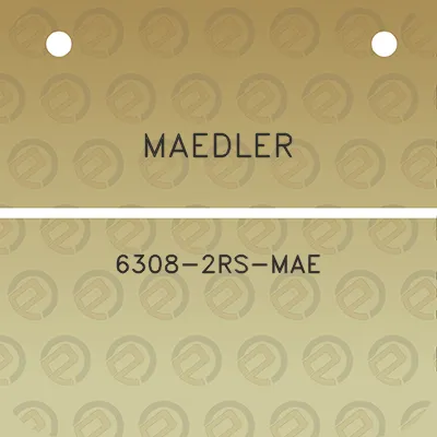 maedler-6308-2rs-mae