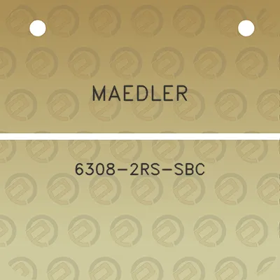 maedler-6308-2rs-sbc