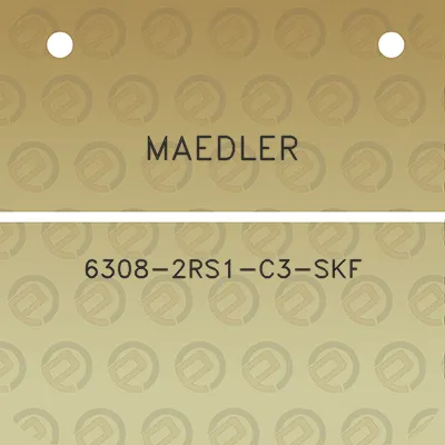 maedler-6308-2rs1-c3-skf