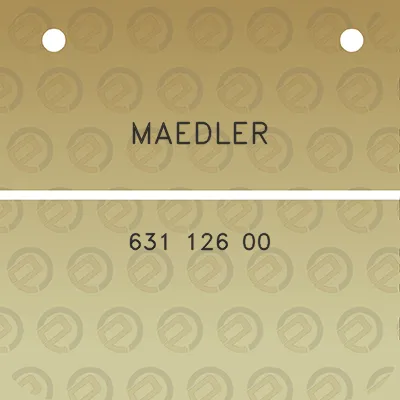 maedler-631-126-00