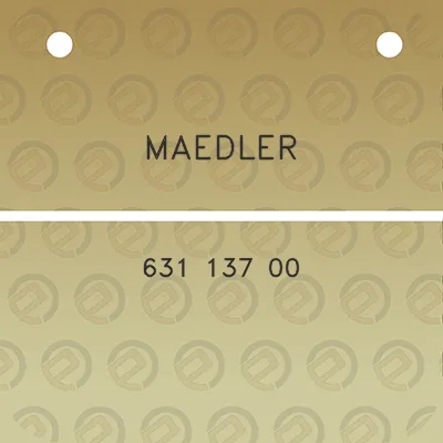 maedler-631-137-00