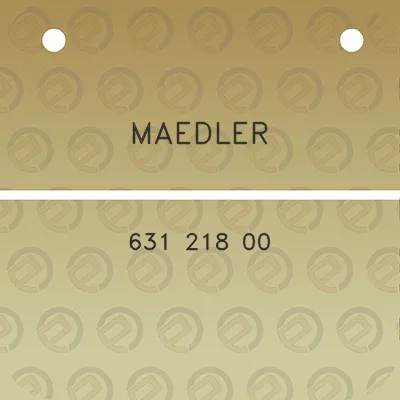 maedler-631-218-00