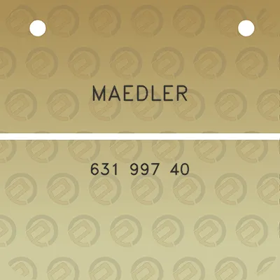 maedler-631-997-40