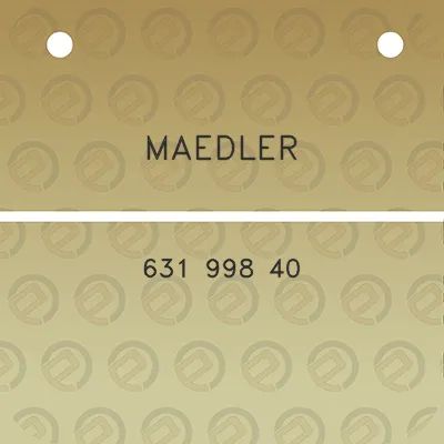 maedler-631-998-40