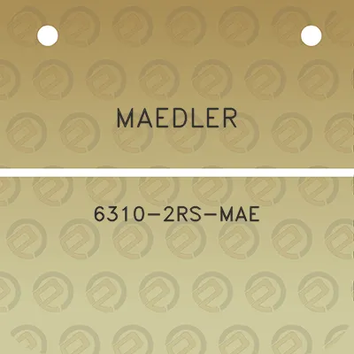 maedler-6310-2rs-mae