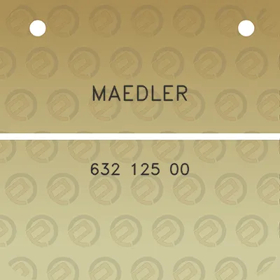 maedler-632-125-00