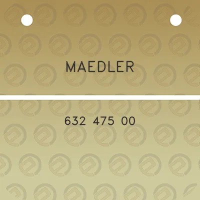 maedler-632-475-00