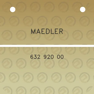 maedler-632-920-00