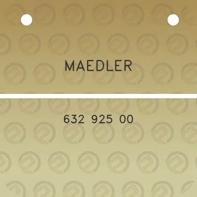 maedler-632-925-00