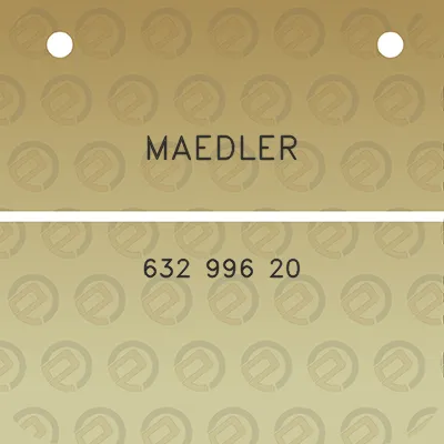 maedler-632-996-20