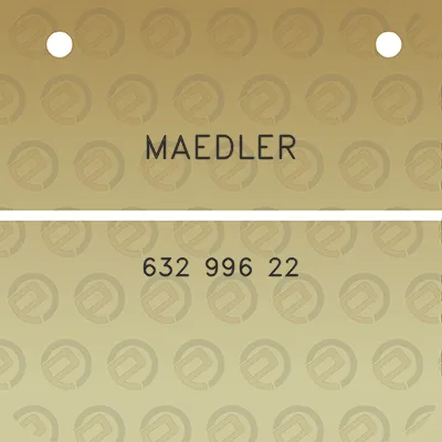 maedler-632-996-22