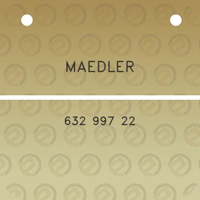 maedler-632-997-22