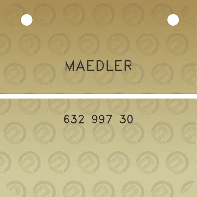 maedler-632-997-30