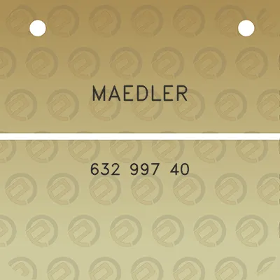 maedler-632-997-40