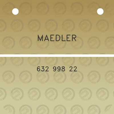 maedler-632-998-22