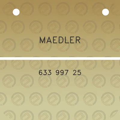 maedler-633-997-25