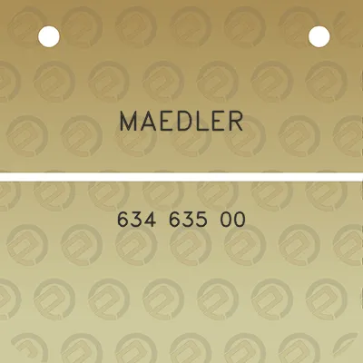 maedler-634-635-00