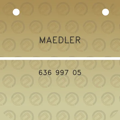 maedler-636-997-05